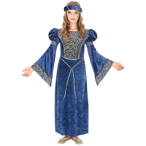 DAME RENAISSANCE robe, coiffe    158cm